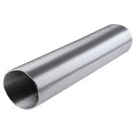 Aluflexrohr L&auml;nge max. 1,50m 125 mm Aluminium