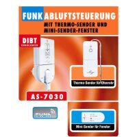 Funk-Abluftsteuerung COMFORT, mit 2 Sendern: Fenster- und...