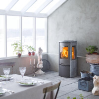 Kaminofen Contura 556T Style, Gusstür Speckstein 3
