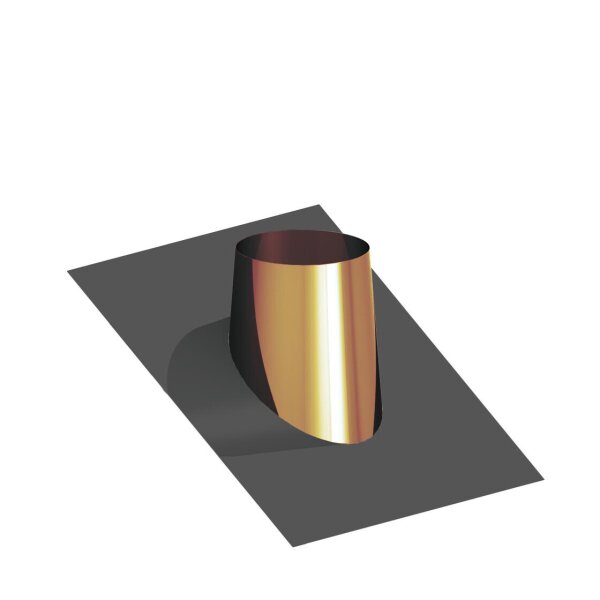 Dacheindichtung Kupfer mit Bleiflansch 26° - 35° 130 mm
