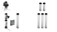 Schornsteinsanierung Edelstahl Bausatz einwandig 0,6mm, 5m 1