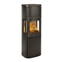 Kaminofen HWAM 4550 mit Seitenscheiben Korpus Schwarz T&uuml