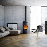 Pelletofen Austroflamm Ella mit Keramikmantel, bright white 