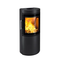Kaminofen HWAM 3740 SmartControl Tür Modern Korpus schw