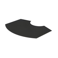 Vorlegeplatte Stahl schwarz f&uuml;r Origo / Exclusive